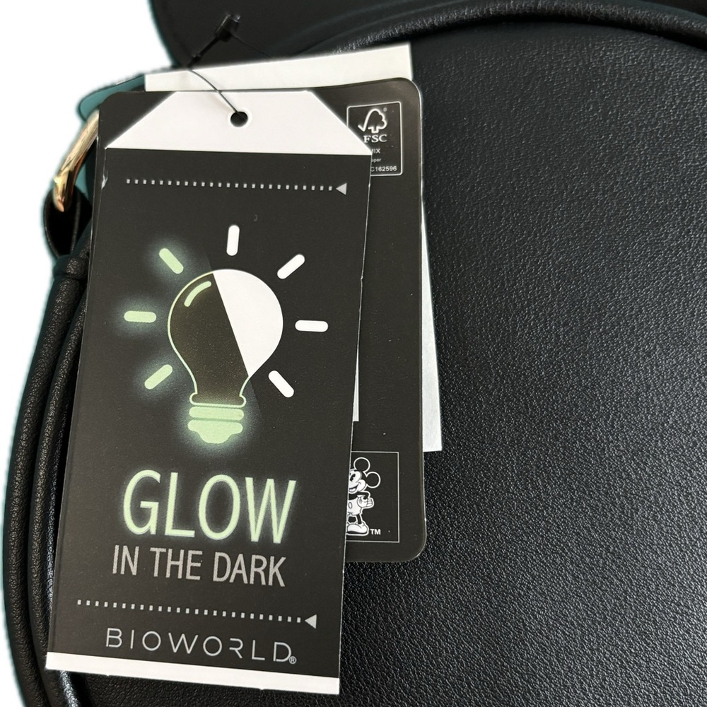 Disney Mickey Pumpkin Glow in the Dark Crossbody Purse Halloween - Picture 3 of 4